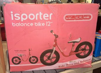 iSporter 12inch Kids Balance Bike for Toddler 2 Year Old, Boys Girls Ages 2-5