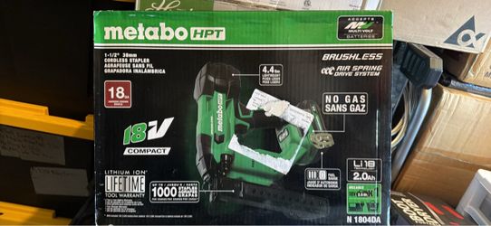 Metabo HPT 18V Cordless Brushless Stapler N1804DA