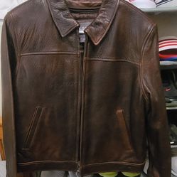 Wilson's Leather Womens Brown Jacket Size L