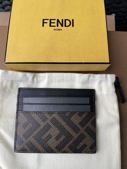 Fendi Black & Brown `Forever Fendi' Card Holder for Sale in Saugus