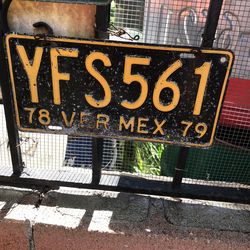 Mexican plates, $45 each plate