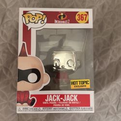 Funko Pop Incredible 2 Chrome Jack-Jack #367 Hot Topic Exclusive