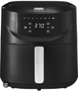 Bella PRO - 8-qt. Touchscreen Air Fryer with Divided Basket - Matte Black