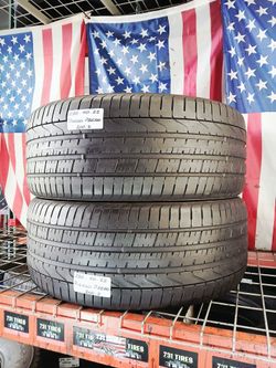 ✅ 2 USED TIRES 285/40ZR22 PIRELLI PZERO MAX PERFORMANCE R01 2854022