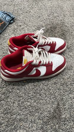 red nike dunks