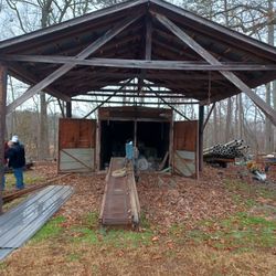 Bunk Barn And Covered  Shed