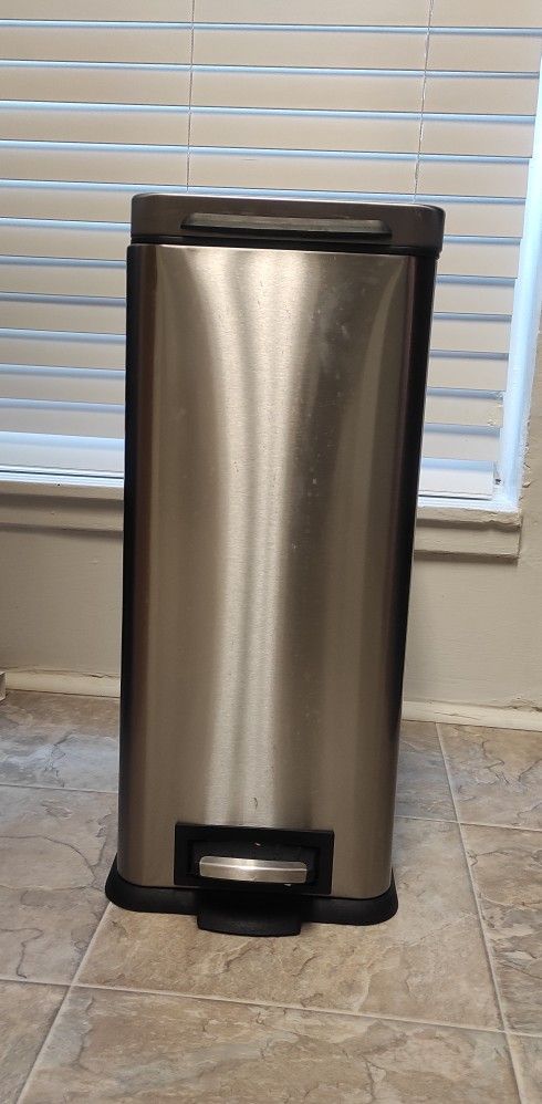 Trash Can Stainless Steel Kitchen Trash Can