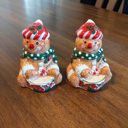 gingerbread salt and pepper shakers