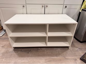 White Tv stand