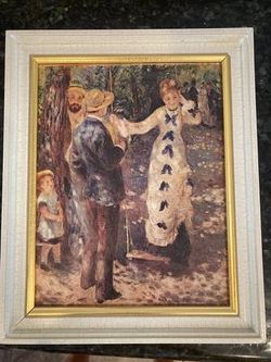Impressionist ART - Pierre-Auguste Renoir “SWING” Oil Painting 1876