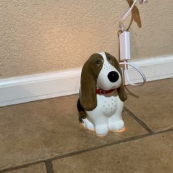 Porcelain Dog That Is Also A Light