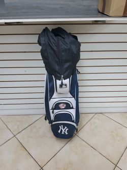 Mbl NY Yankees cart golf bag 10 way top club padded strap