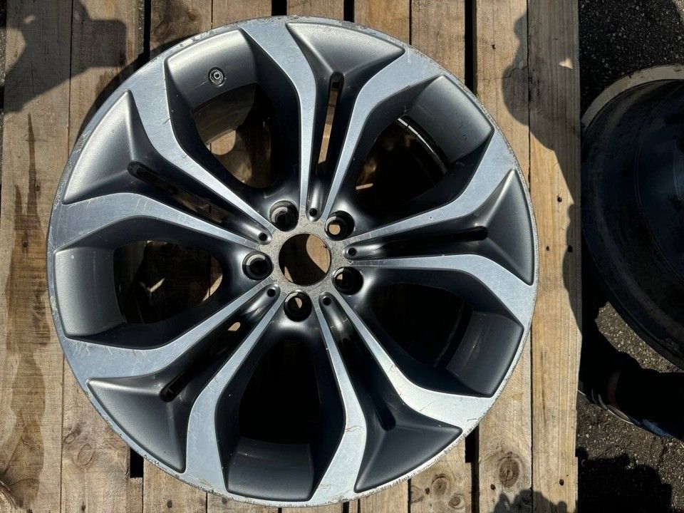 BMW 11-13 X5 11-14 X6 E70 E71 20x11 REAR ALUMINUM ALLOY 5 Y OPEN SPOKE WHEEL RIM