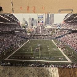 Seahawks Vs. 49ers Canvas Print 23”x33”