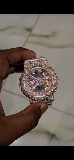 Moissanite gshock watch