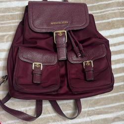 Burgundy Backpack