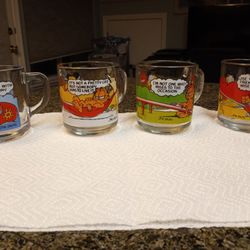 vintage Garfield glasses