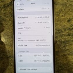 iPhone 14 256gb Unlocked 