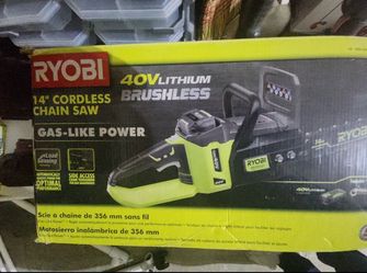 Ryobi 14" 40V Cordless Chainsaw