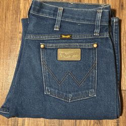 Blue Wrangler Cut Jeans 