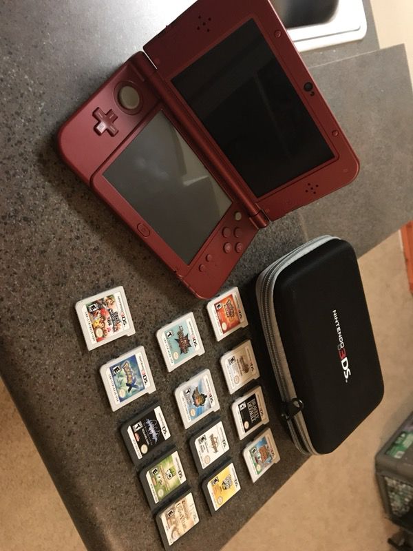 NINTENDO 3DS XL NEW + GAMES + NINTENDO CASE. FIRM PRICE, DONT OFFER LESS.