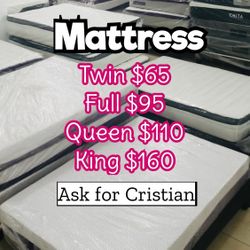 New Mattresses  Twin mattress Full mattress Queen mattress  King mattress  Colchones nuevos  Beds 