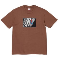 Supreme Spider-Man Tee Brown