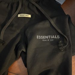 Black essentials pants