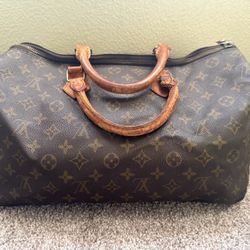 Vintage Louis Vuitton Speedy Monogram Canvas Handbag – Made in France – Authentic – Classic LV
