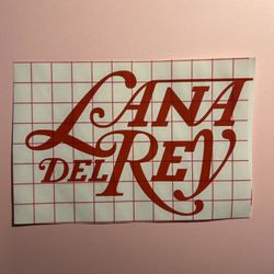 Lana Del Rey Car Decal