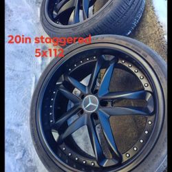 Mercedes Benz rims 5x112 staggered MUST GO!!