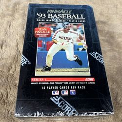 1993 Pinnacle Baseball Card Series 1 Factory Sealed Wax Box