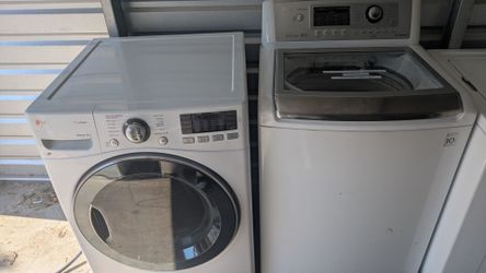 LG washer and dryer set 325$
