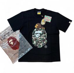 Bape Baby Milo Green Camo T-Shirt