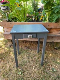 Vintage Wooden Nightstand or End Table