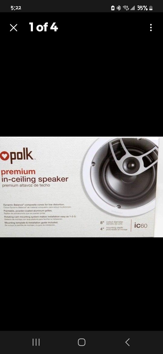 Polk Premium In-ceiling Speakers