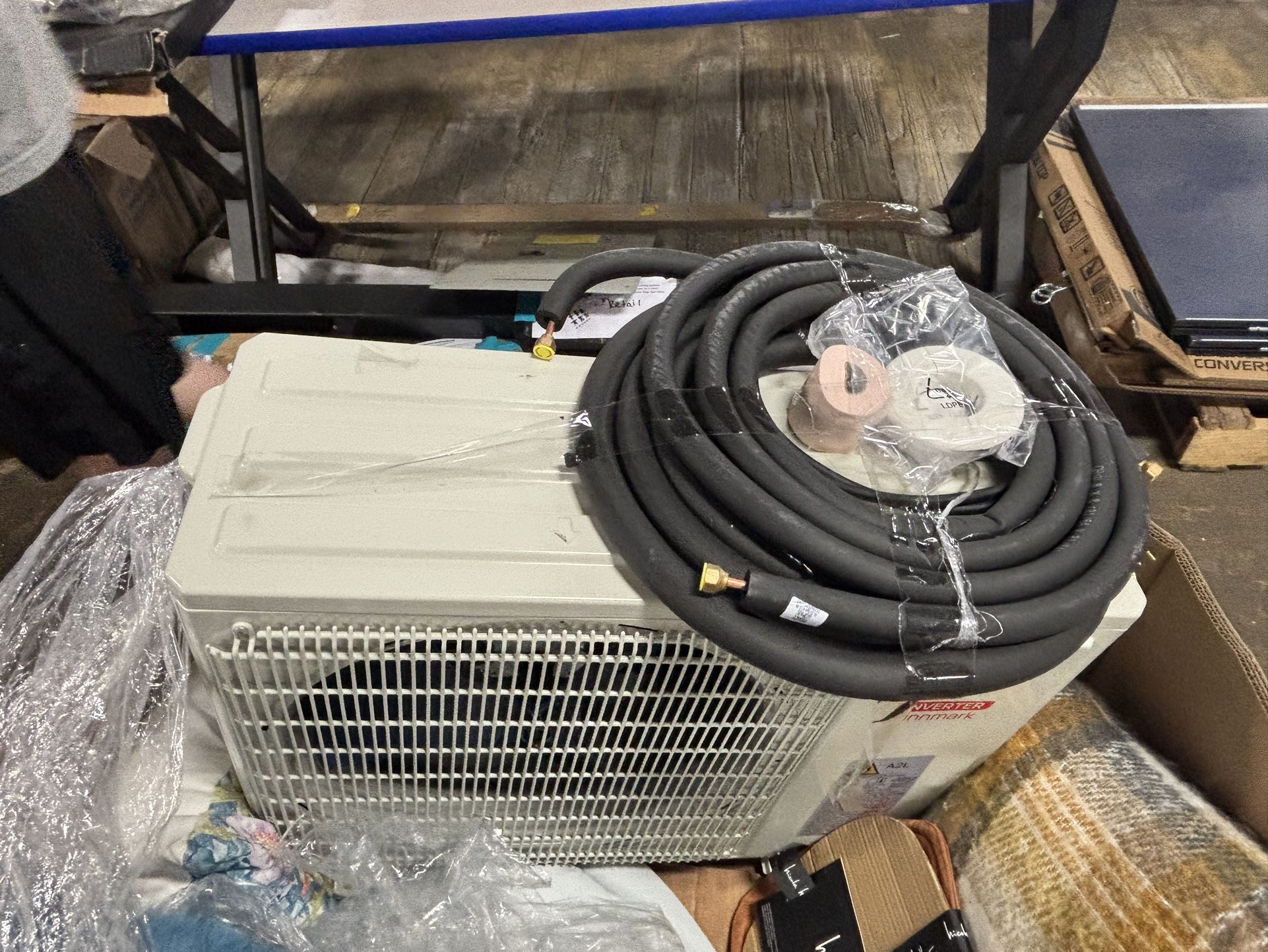 Mini Split Unit With Cords 