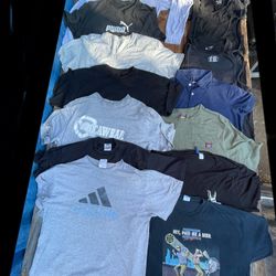 MENS XL SHIIRTS- Calvin Klein, goodfellow, adidas, proclub, puma wrangler- take all for $9. FIRM PRICE