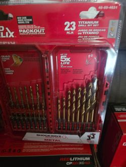 Milwaukee Metal 23pc drill bits