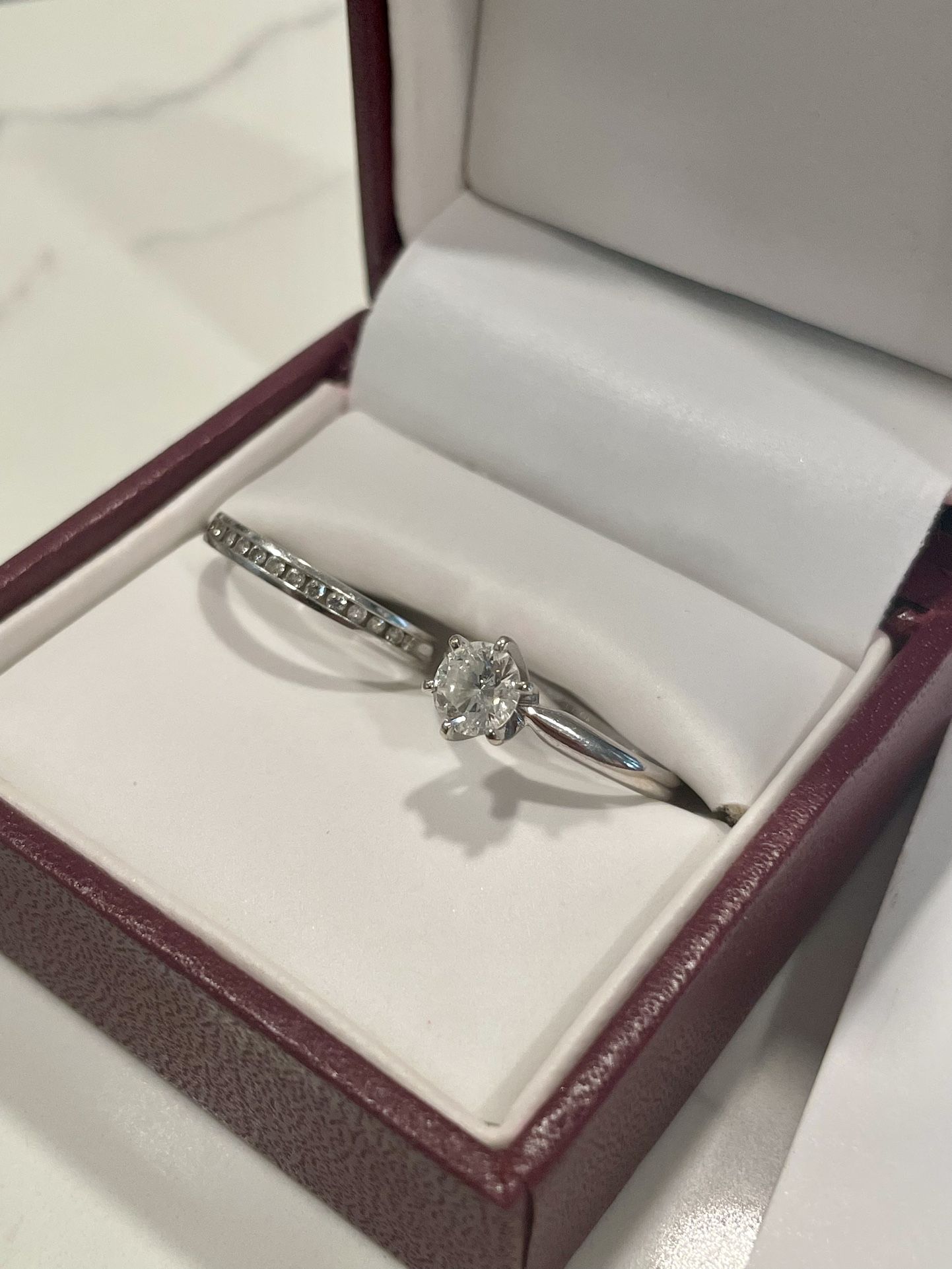 Engagement Ring & Band
