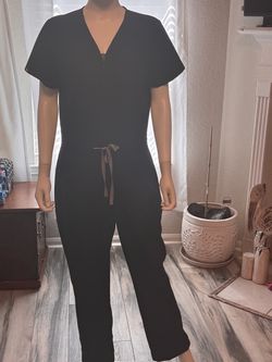 FIGS Black Scrub Jumpsuit