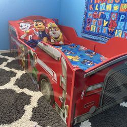 Paw patrol kids bed frame