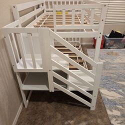 Bunk Bed With Stairs And Storage