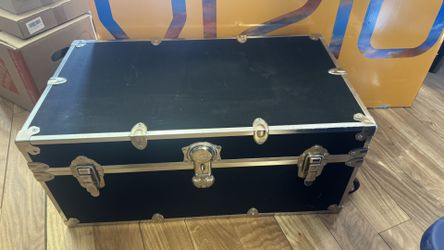 SALE $100 for Rolling Storage Trunk - Black