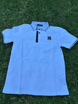 Amiri white polo shirt