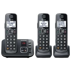 Panasonic KX-TG3833M Cordless Phone System 3 Handsets Answering Machine | Brand New in Box!