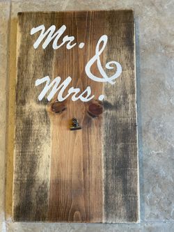 Wedding Sign With Clip 