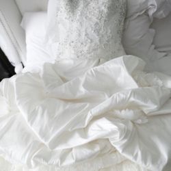 Demetrios Ivory Wedding Dress