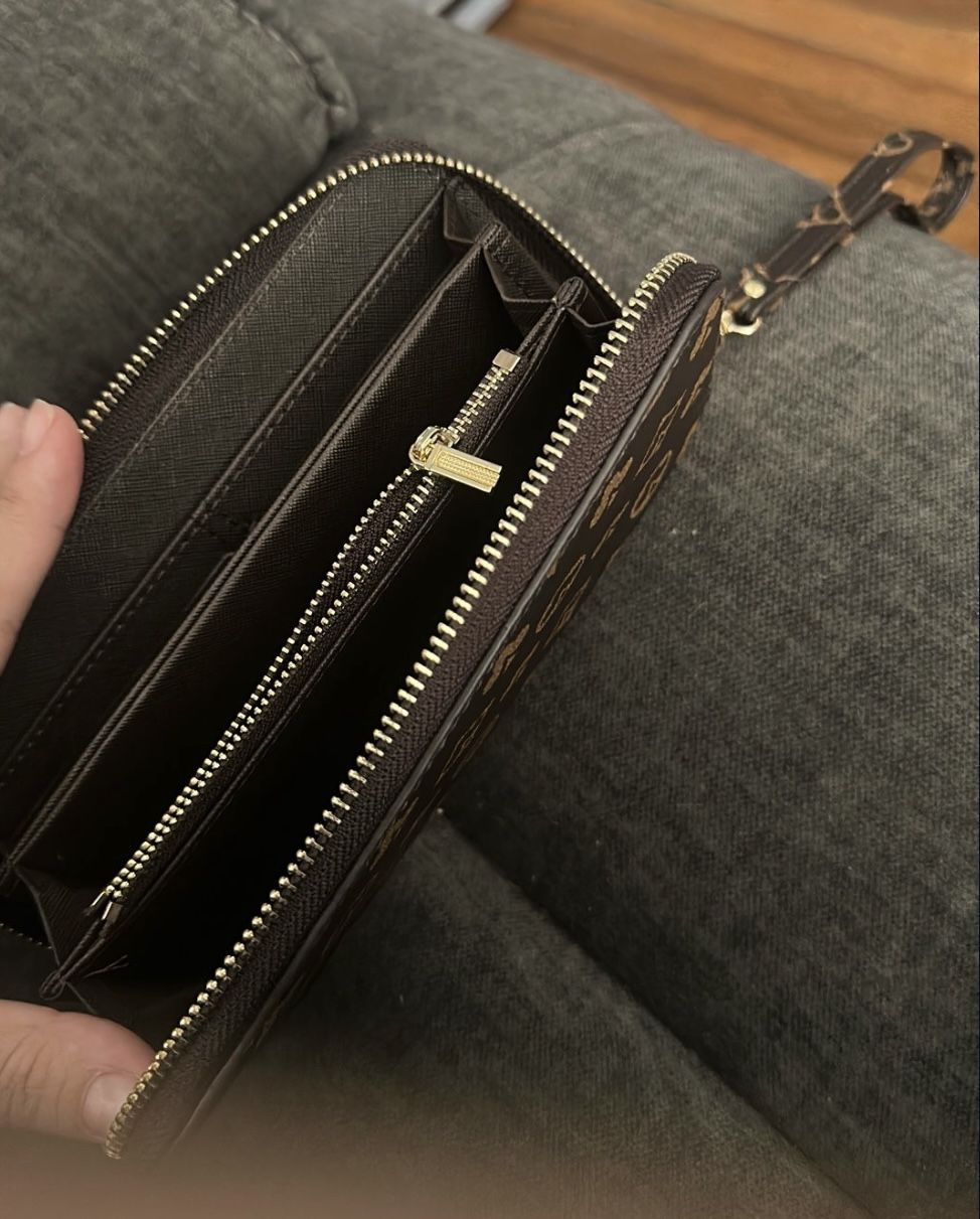Brown/dark Brown Wallet/wristlet