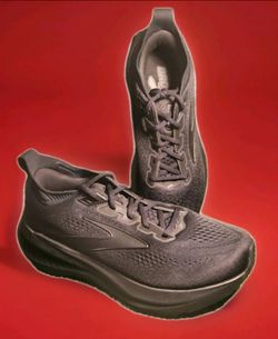 Men's Brooks Glycerin GTS 23 Running Shoes - 11(B) - Black/Black/Ebony
